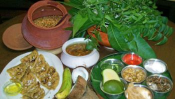 Ugadi literally means beginning of an era (Perl). The name comes from two Sanskrit words yuga-which means era, and aadi-which means beginning, so Ugadi is the South Indian Hindu New Year (Perl). It is believed by many Hindus, that Brahma, the Hindu god of creation, created the universe on this day (Perl).